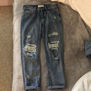 Pacsun rolled Boyfriend jeans